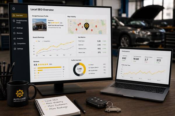 Локальное SEO для сайта автосервиса